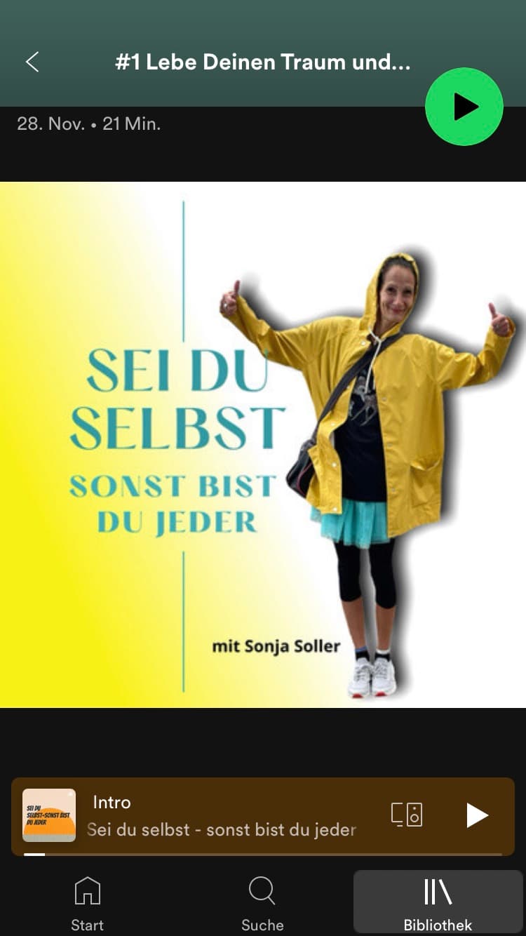 Sei du selbst sonst bist du jeder