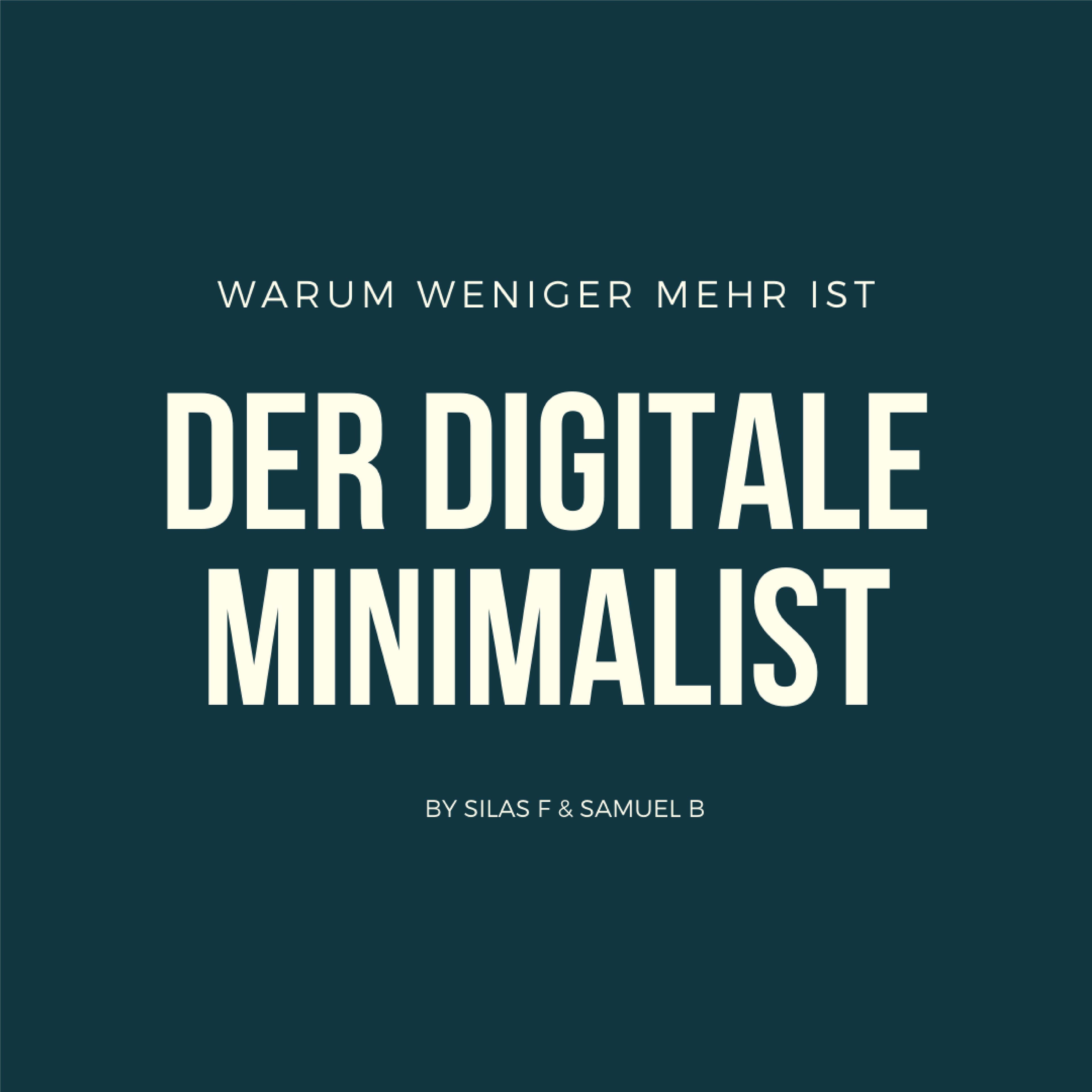 Der digitale Minimalist