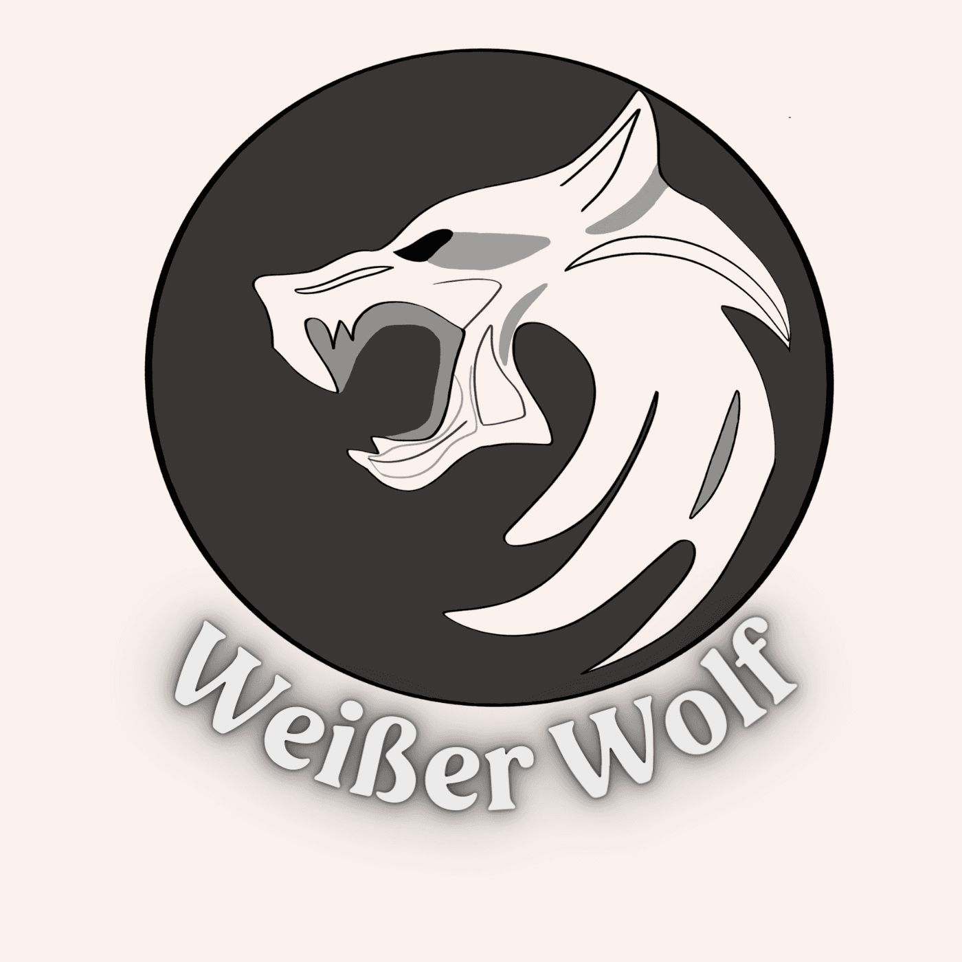 Weißer Wolf